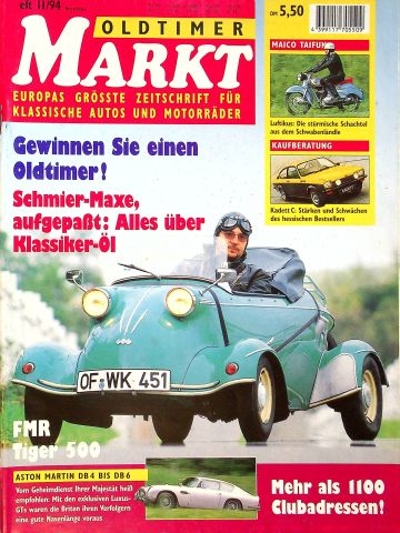 Deckblatt Oldtimer Markt (11/1994)